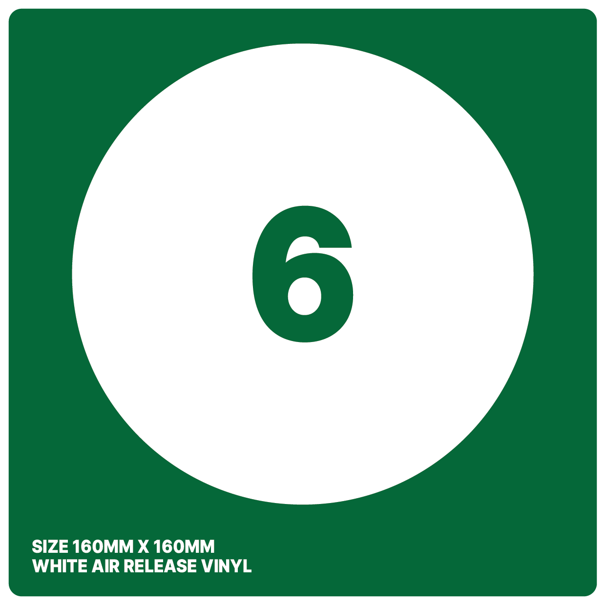 Round Bin Number Graphics