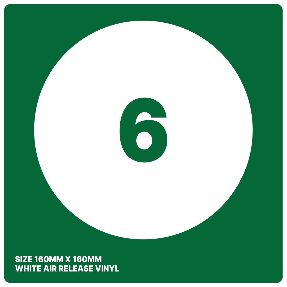 Round Bin Number Graphics