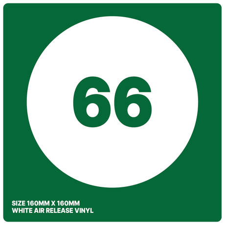 Round Bin Number Graphics