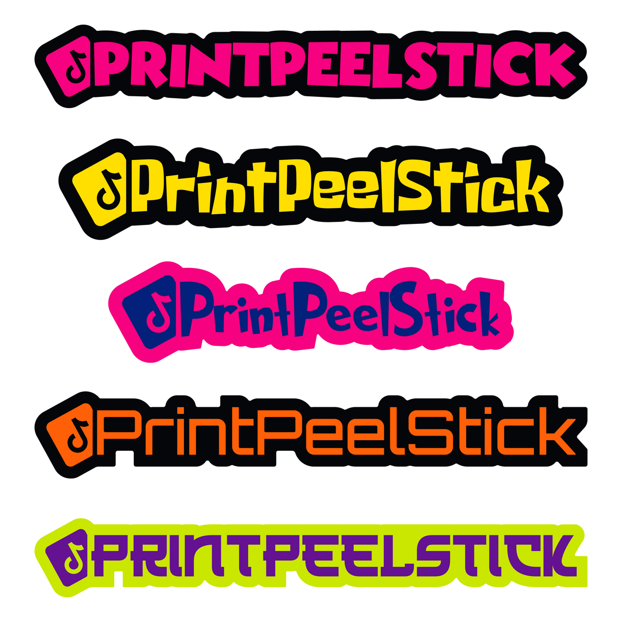 Printed TikTok Gel Sticker Decal