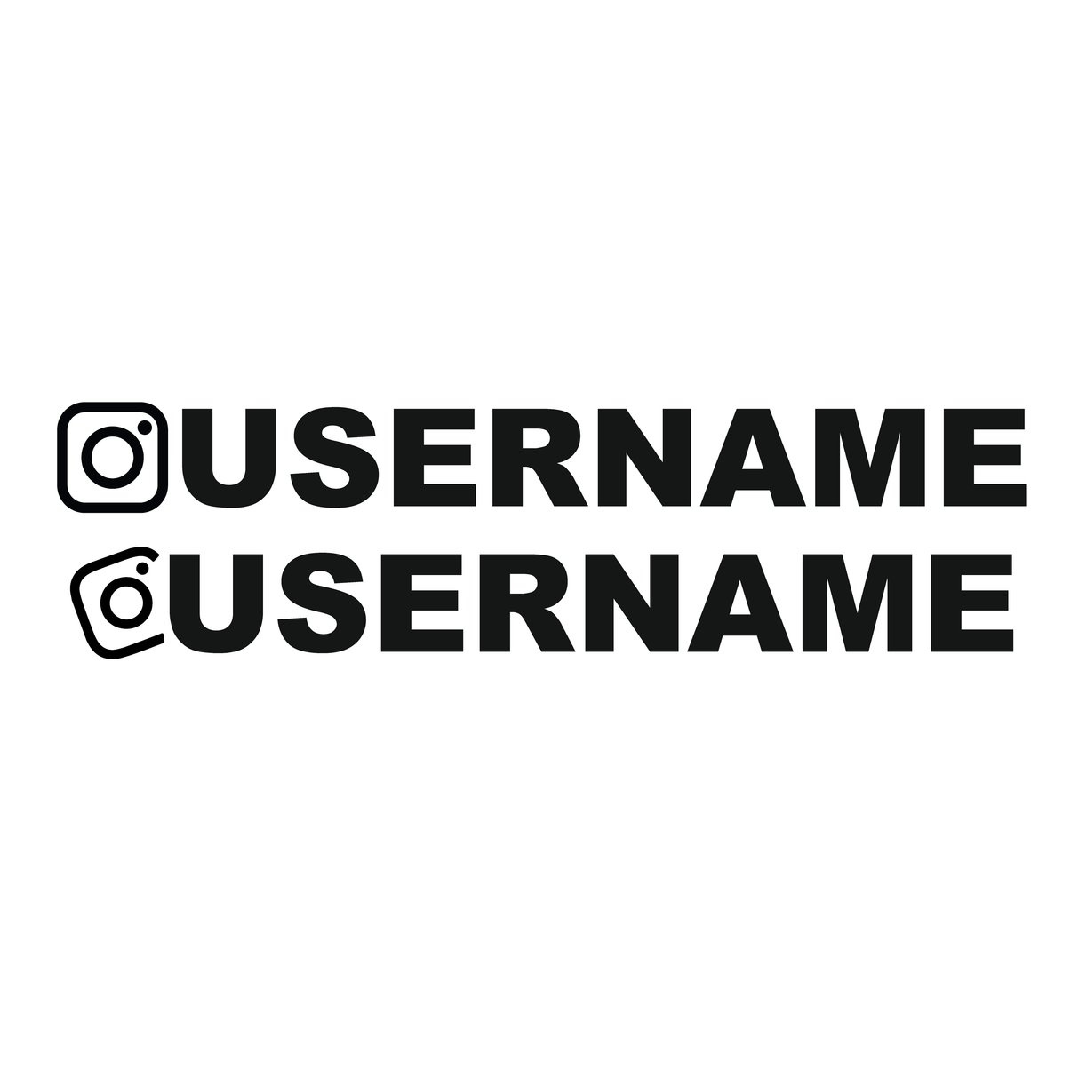 Instagram Decal Sticker
