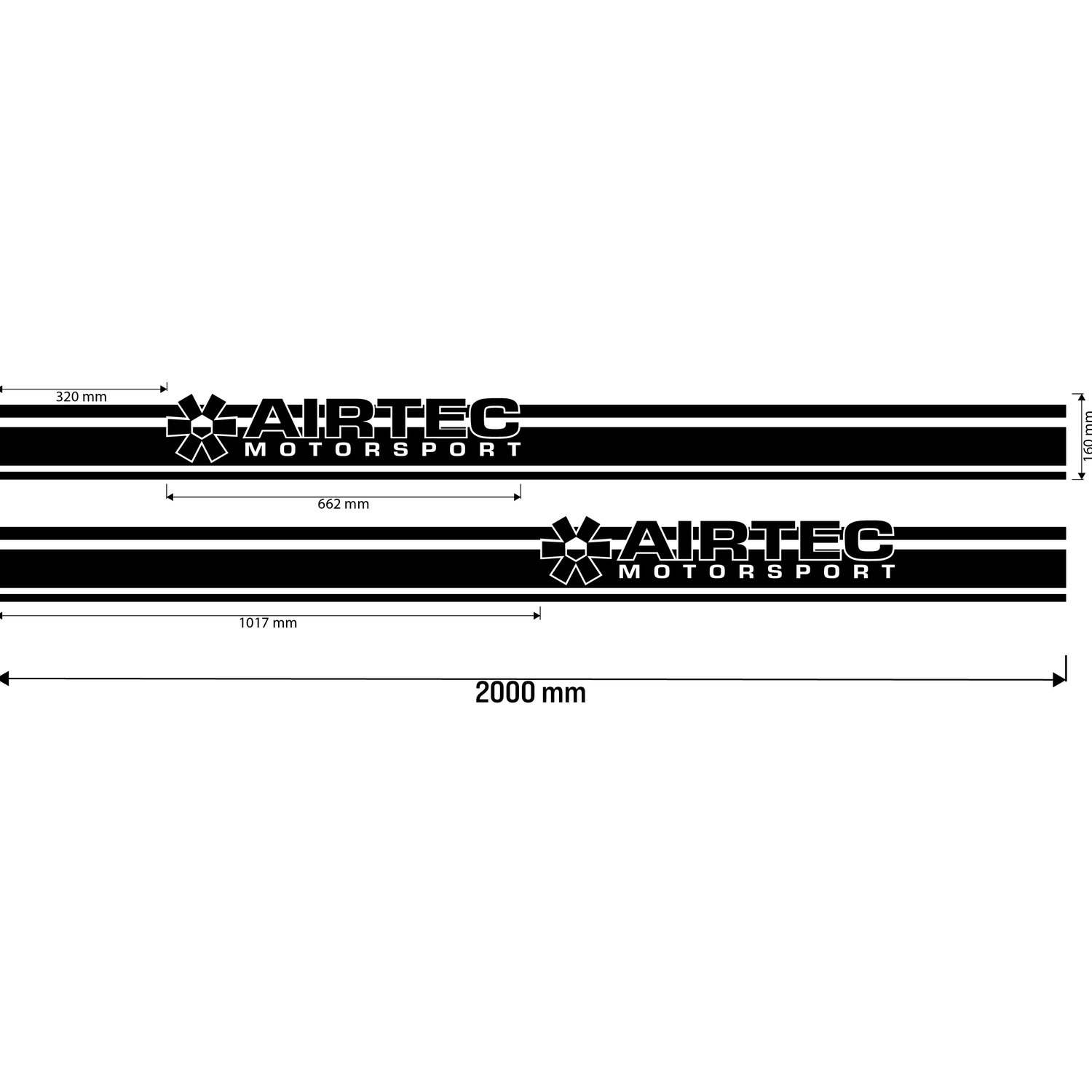 Airtec Universal Side Stripe Set (Pair)