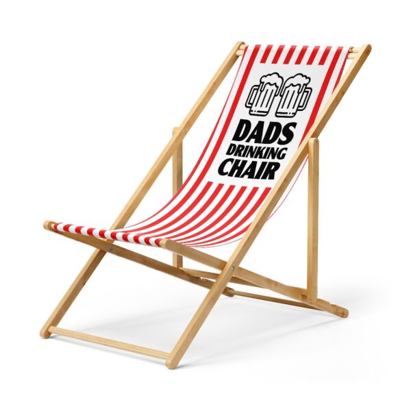 Branded Wooden Deck Chair