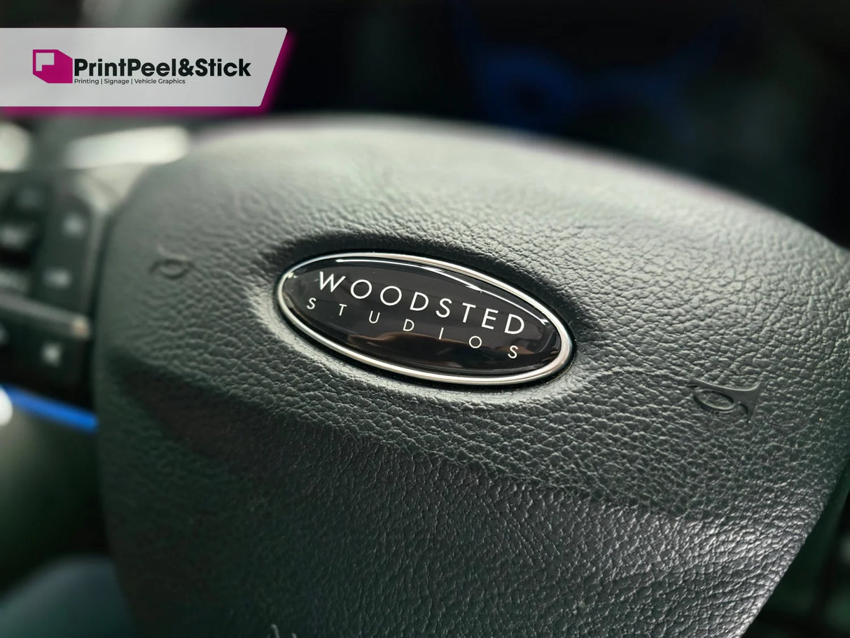 ’Oval’ Badge Overlays - Mk3 Focus (Pre-Facelift Only - NOT ST) Oval Badge Gel Overlays