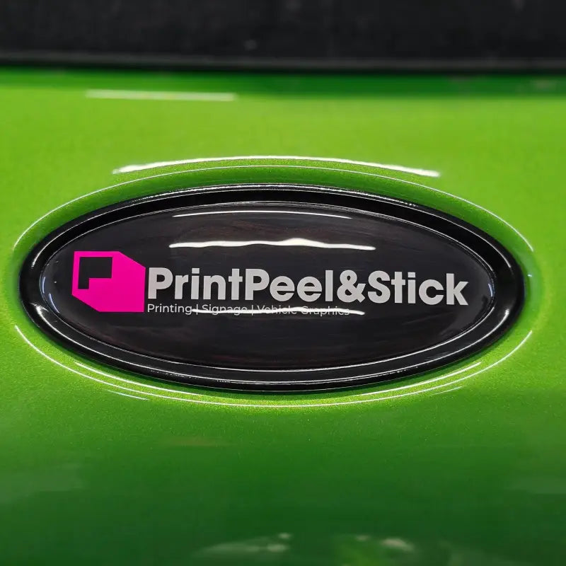 ’Oval’ Gel Badge Overlays - Mk1 Transit Connect (2002 - 2013) - Oval Badge Gel Overlays