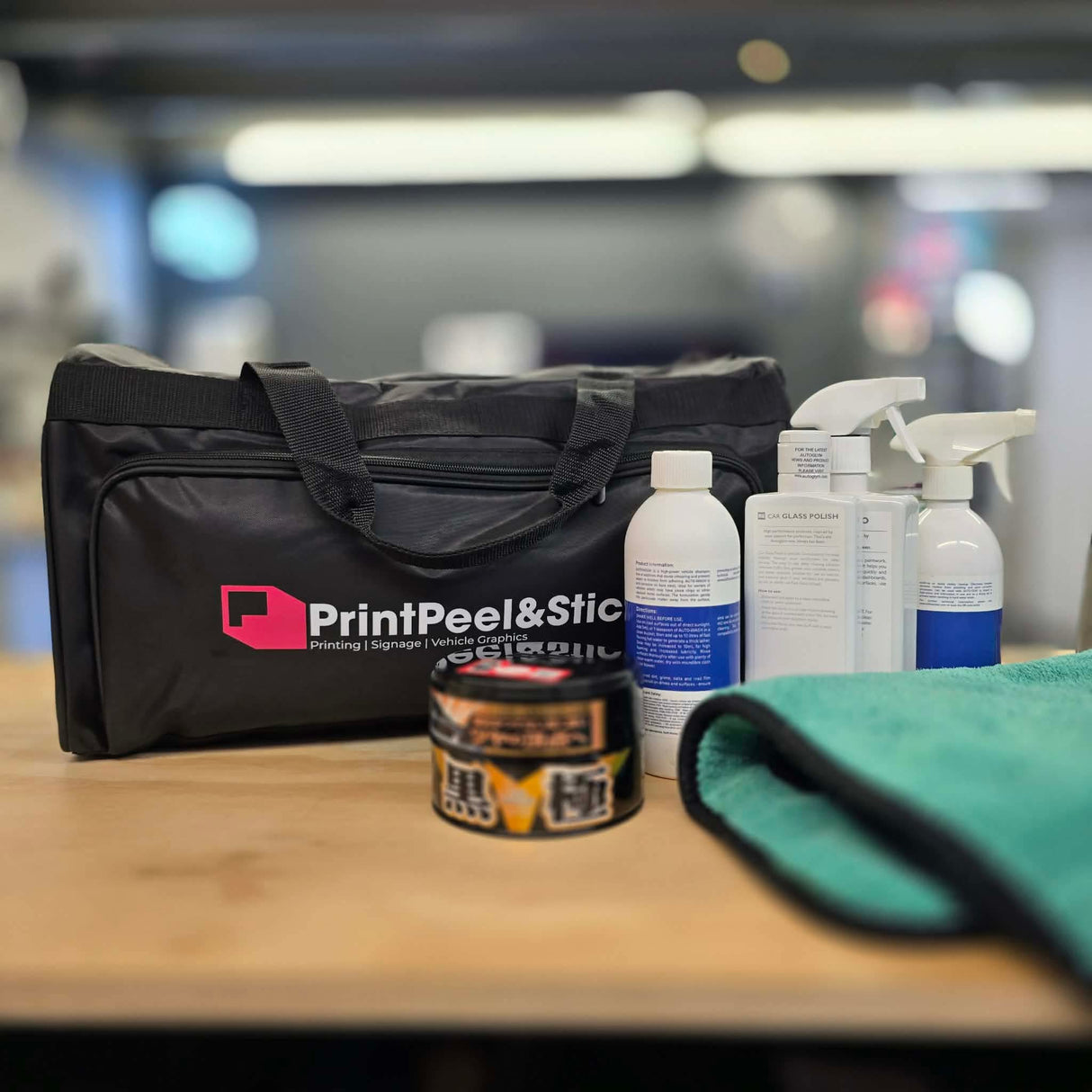 Custom Vehicle Cleaning & Detailing Bag
