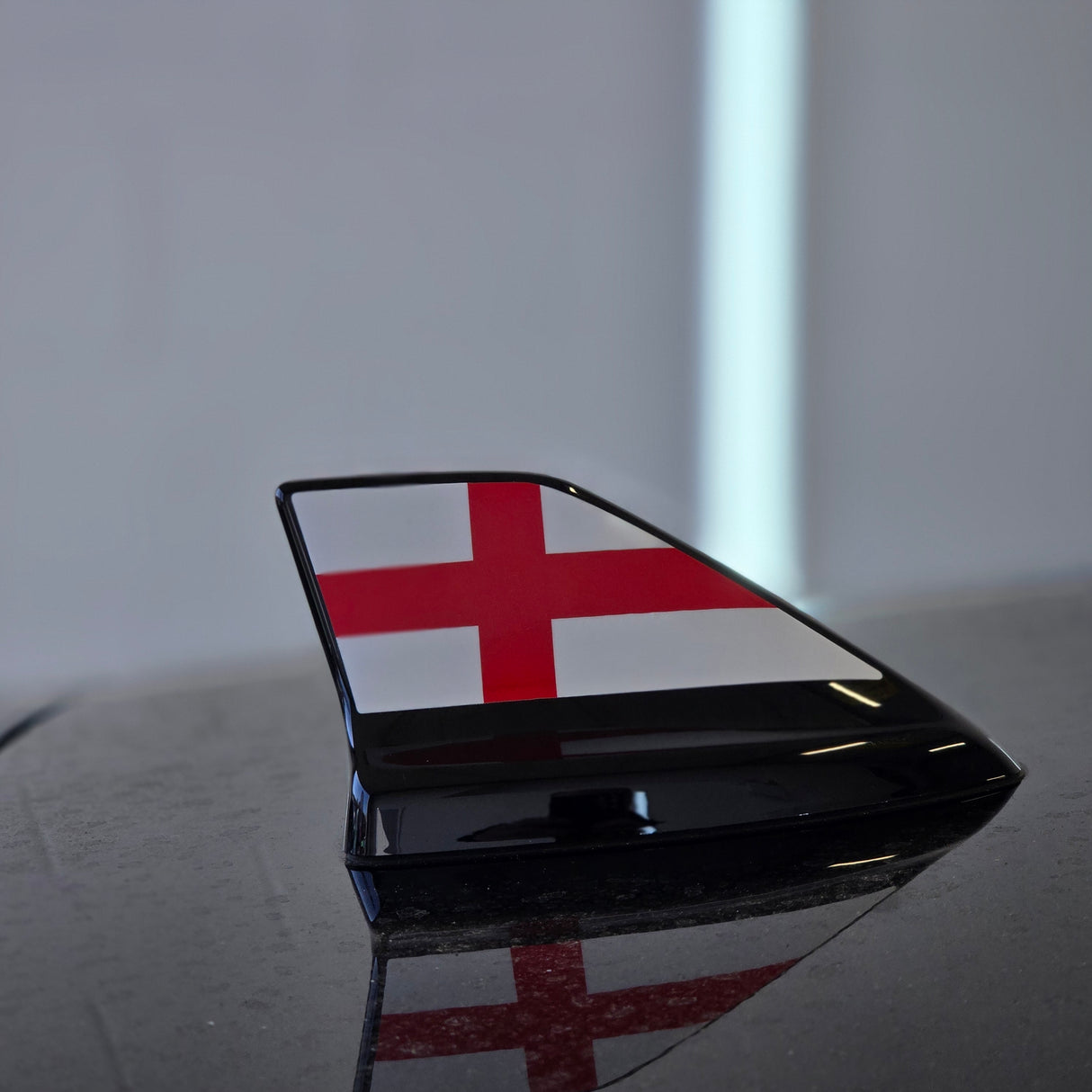 Shark Fin Aerial Flag Decal Sticker - Set of 2