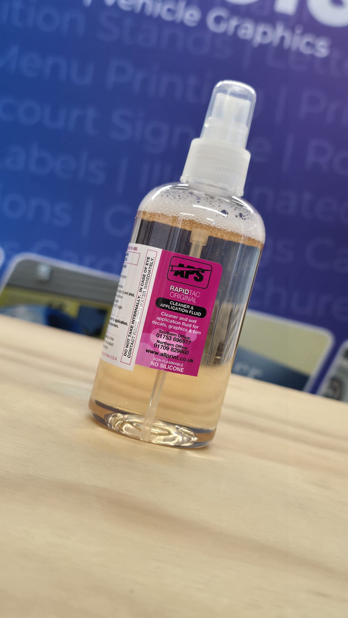 RapidTac Cleaner & Application Fluid - 250ml