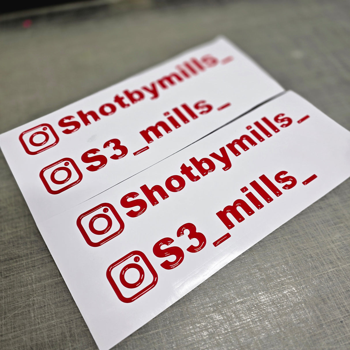 Instagram Gel Sticker