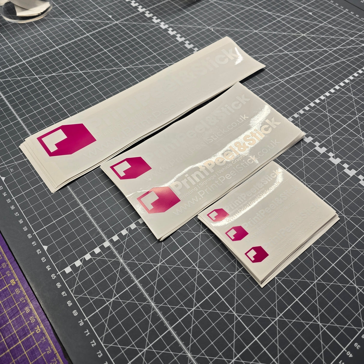 PrintPeel&Stick Clear Printed Stickers