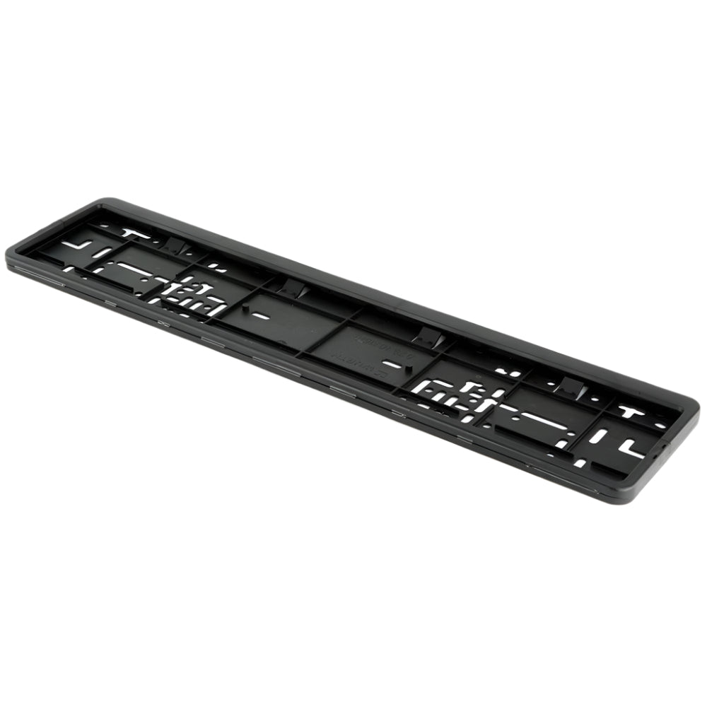 Plain Black Number Plate Surrounds – Set of 2 - Aesthetic Upgrades