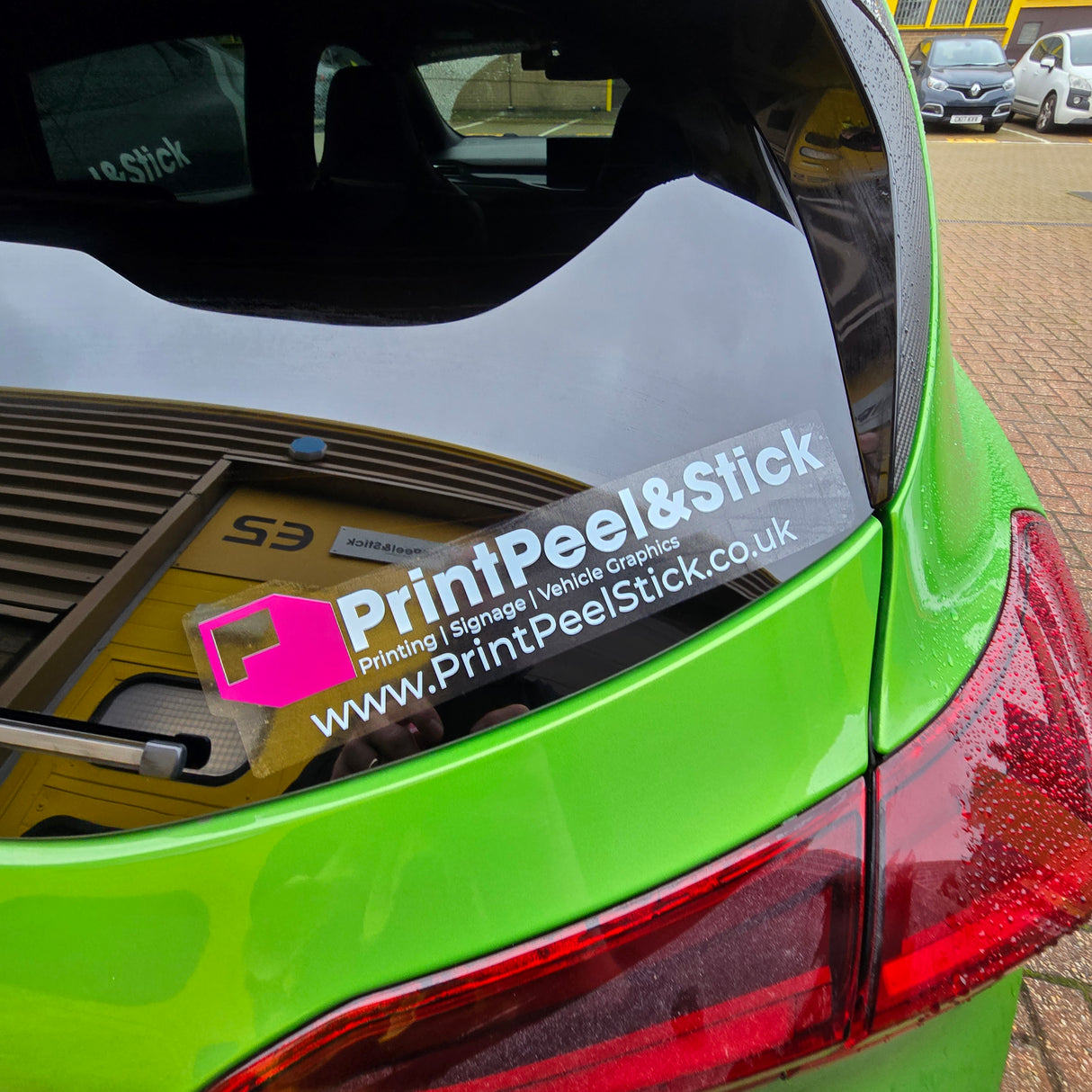 PrintPeel&Stick Clear Printed Stickers