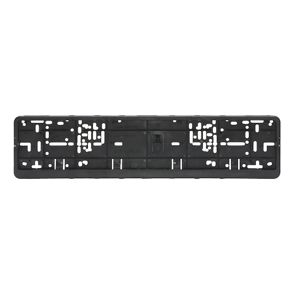 Plain Black Number Plate Surrounds – Set of 2 - Aesthetic Upgrades
