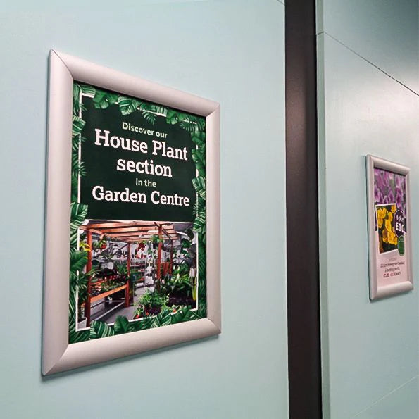 A4 Silver Snap Frame 25mm with Mitred Corners