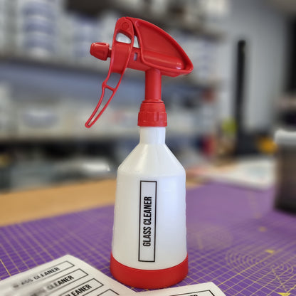Vehicle Cleaning / Detailing Spray Bottle Label Set