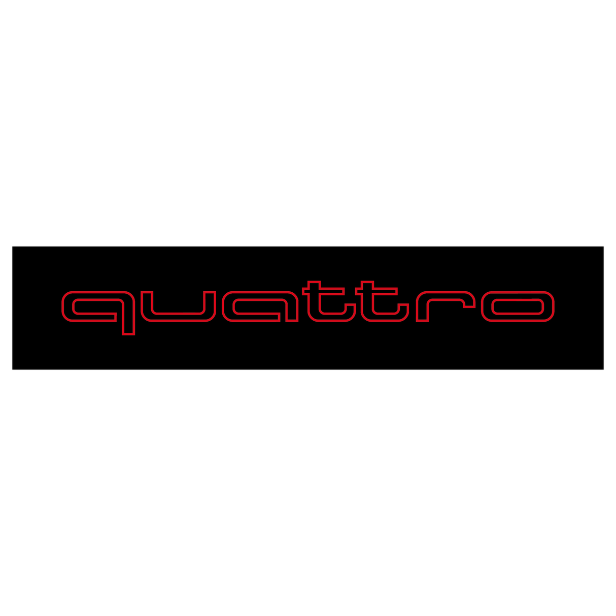 Quattro Sun Strip Text