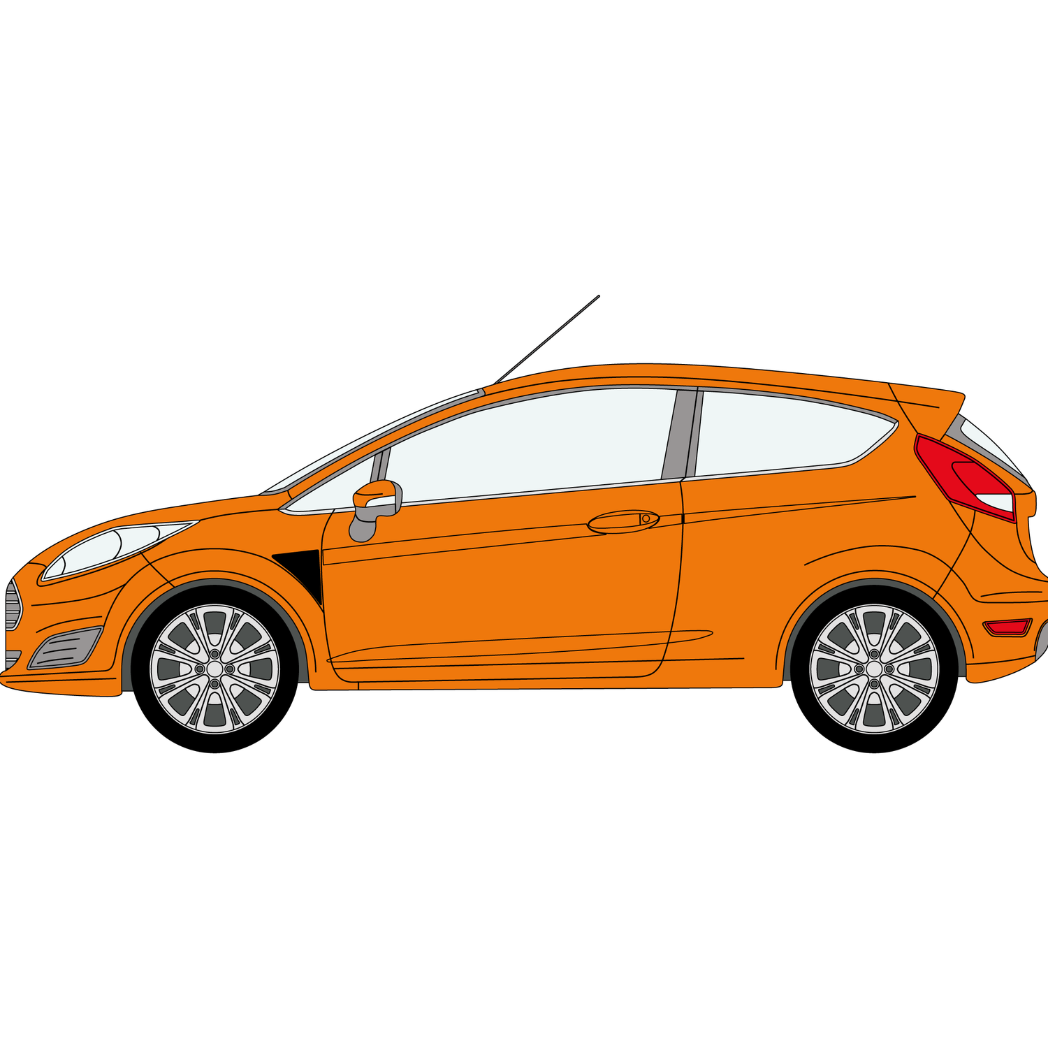 Fiesta Mk7 & 7.5 Wing Gels (Pair)