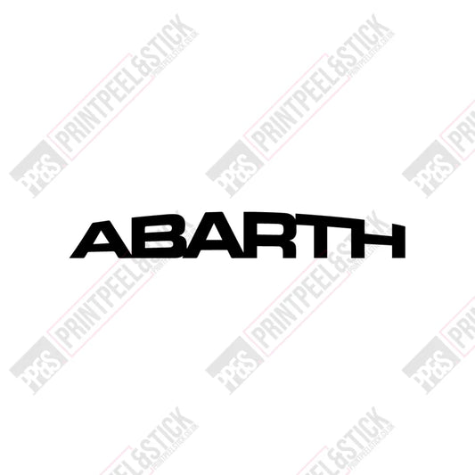 Abarth Logo Sun Strip Decals