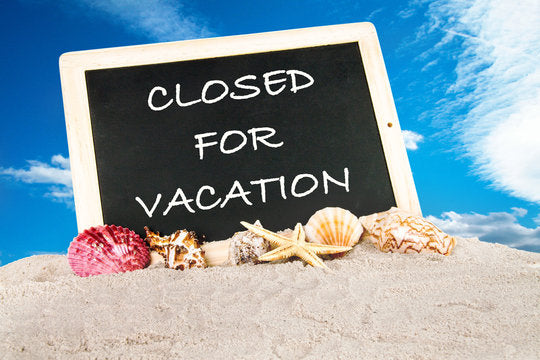 CLOSED FOR SUMMER VACATION - 6th to 17th June 2022