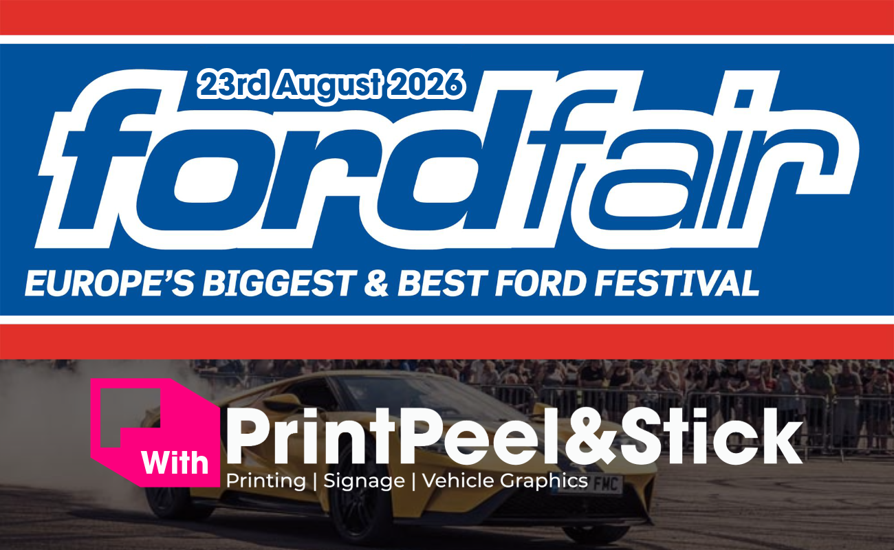 PrintPeel&Stick Club Stand at Ford Fair 2026