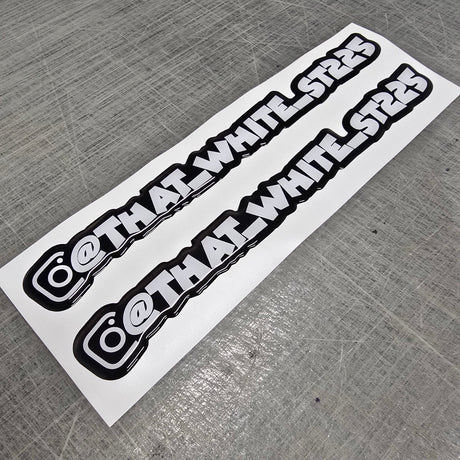 Social Media Decals & Gel Badges