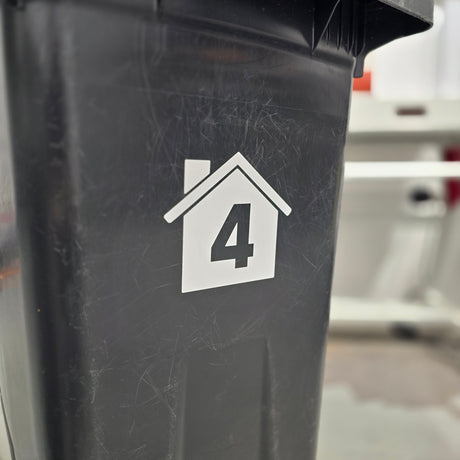 Bin Number Decals