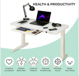 E-Max Desk Height Adjustable (Glass Top)