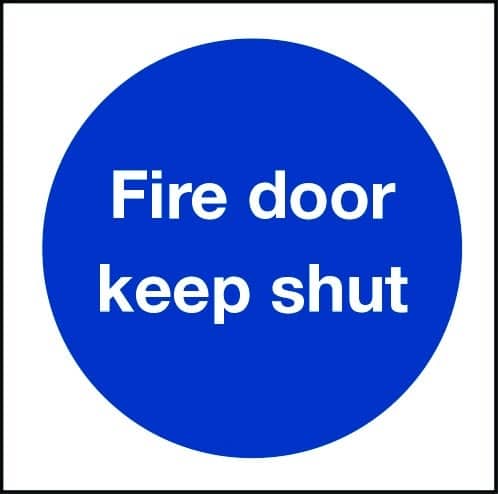 Fire door keep shut sign - Fire Door Signs