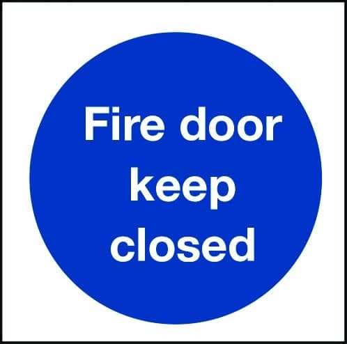 Fire door keep closed sign - Fire Door Signs