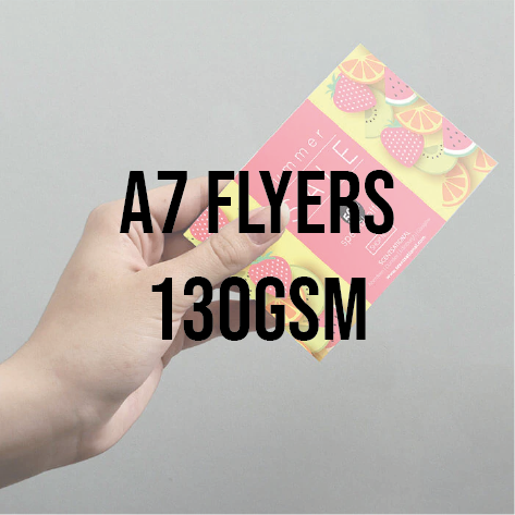 A7 Flyers - 130gsm