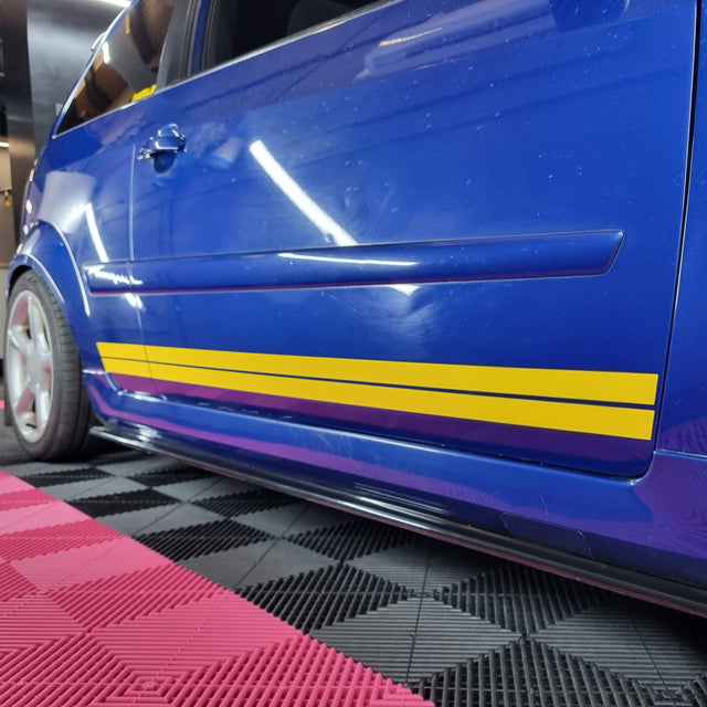 Mk6 Fiesta Side Stripe Decal Set (3 Door) - Side Stripes