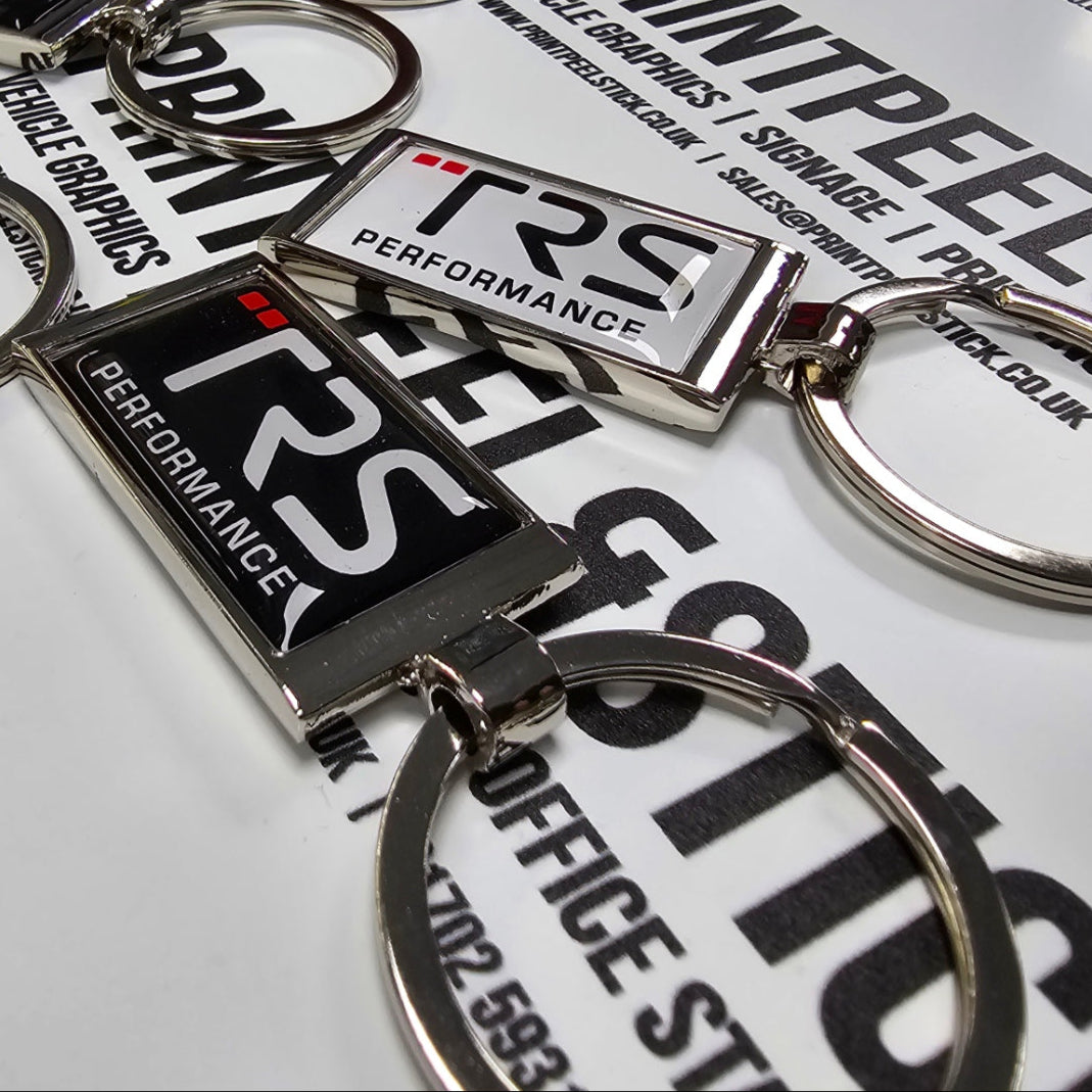 Vehicle Branded Rectangular Key Ring – PrintPeel&Stick Ltd