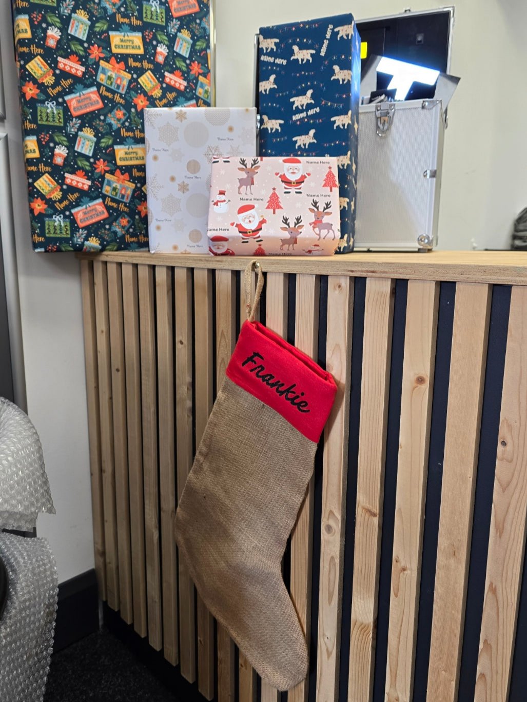 Personalised Christmas Stocking - RED