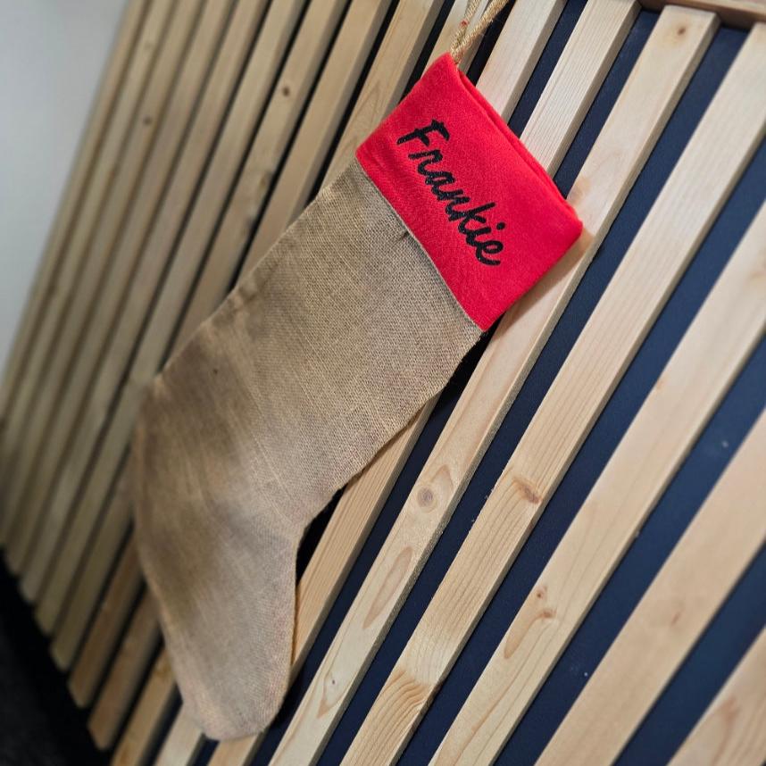 Personalised Christmas Stocking - RED