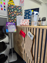 Personalised Christmas Stocking - Beige
