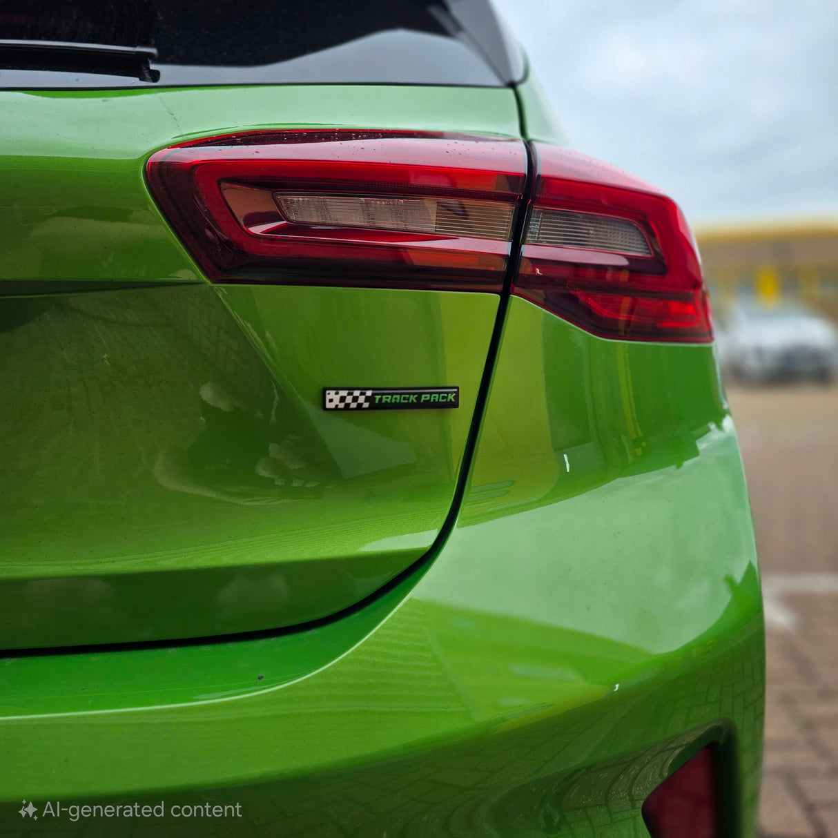 Mk4 Focus "Track Pack" Boot Lid Gel Badge
