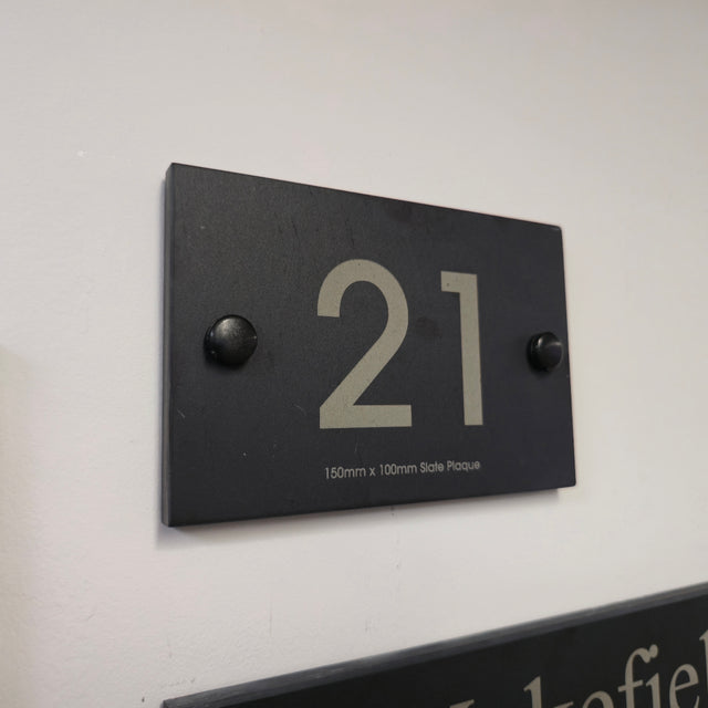 Slate Plaque 150mm x 100mm - Slate House Plaque