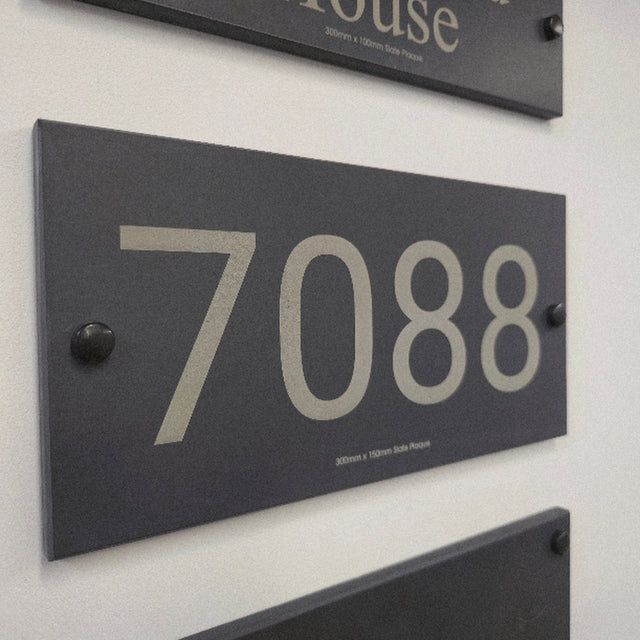 Slate Plaque 300mm x 150mm - Slate House Plaque
