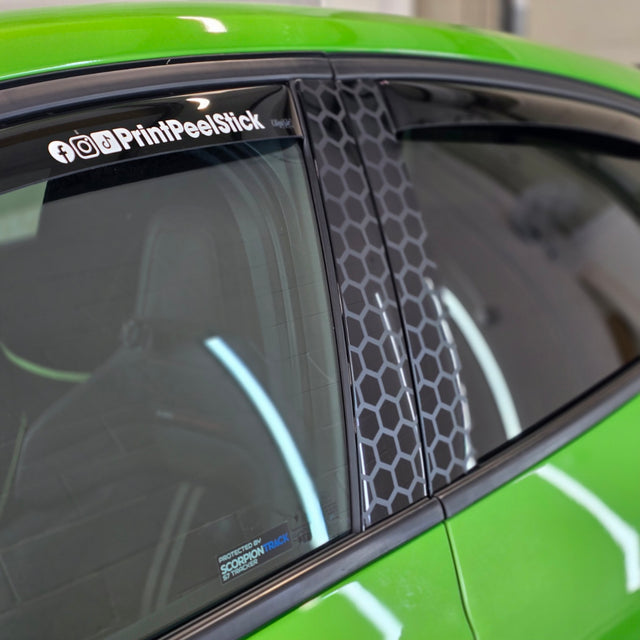 Mk4 & 4.5 Focus B Pillar Decals (Set of 4) - Pillar Decals