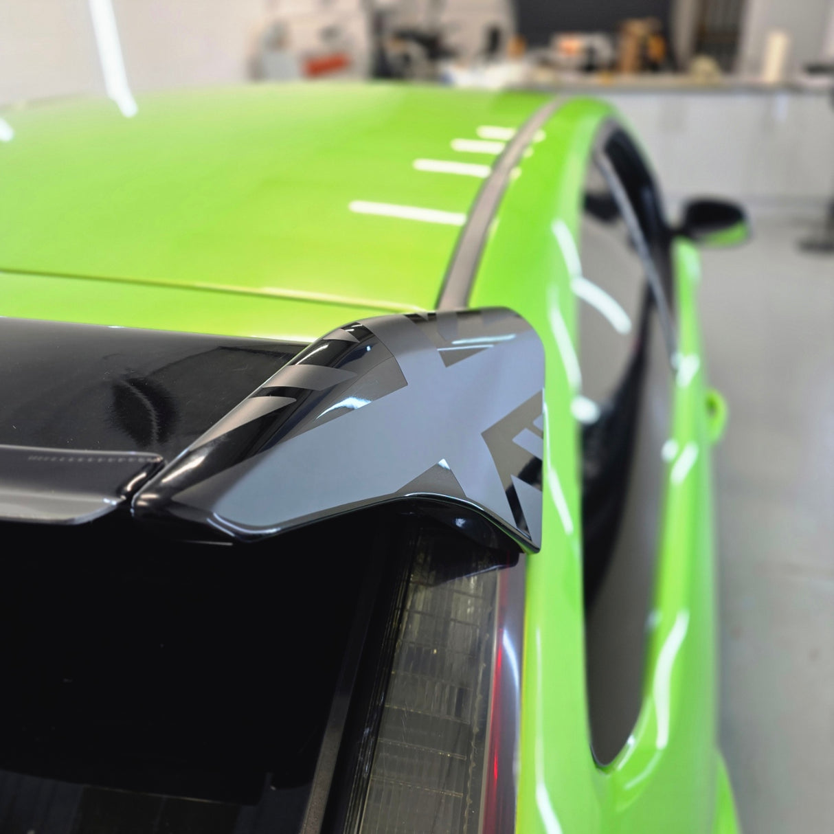 Mk2 Focus RS Rear Spoiler Union Jack Flag Decal Set