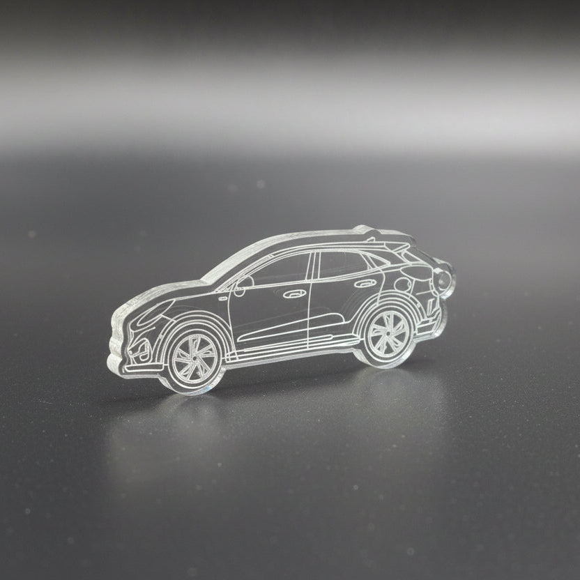 Vehicle Outline Keyring - Laser Cut & Engraved - Puma Mk2 - Merchandise