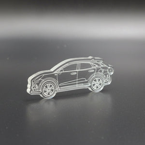 Vehicle Outline Keyring - Laser Cut & Engraved - Puma Mk2 - Merchandise