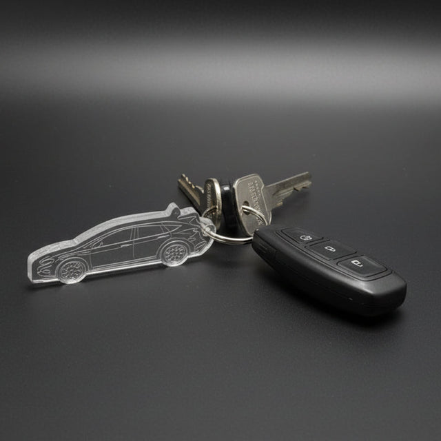 Vehicle Outline Keyring - Laser Cut & Engraved - Merchandise