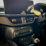 Carbon Fibre Look Air Vent Trim for MK4 / MK4.5 Focus - Sync 4 Models Only | CEUK - Aesthetic Upgrades