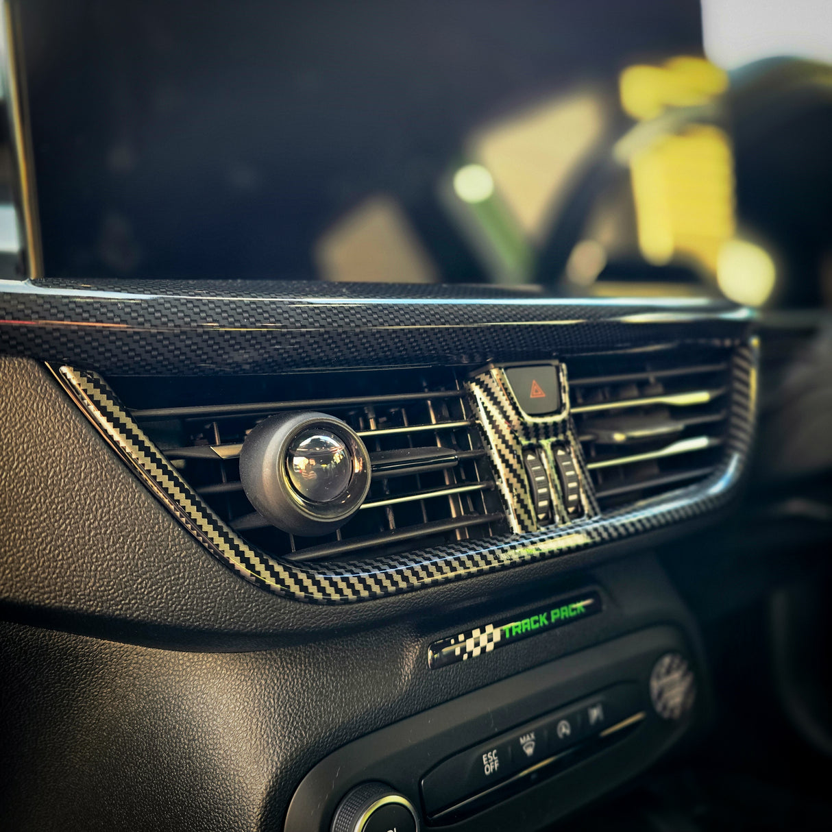 Carbon Fibre Look Air Vent Trim for MK4 / MK4.5 Focus - Sync 4 Models Only | CEUK - Aesthetic Upgrades