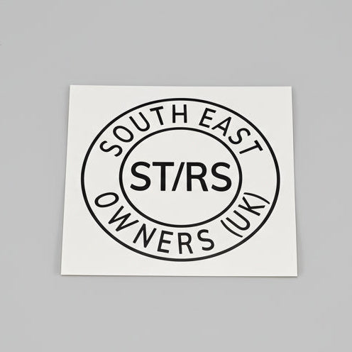 South East ST/RS Owners (UK) club decal Sticker - Round Style - Club Decals / Stickers