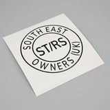 South East ST/RS Owners (UK) club decal Sticker - Round Style - Club Decals / Stickers