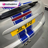 Mini R59 "Up and Over" Stripes