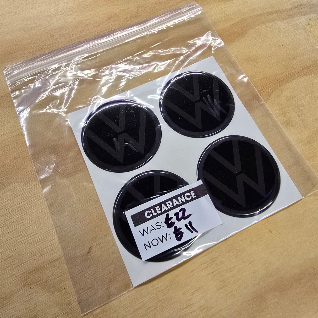 *Clearance* VW Centre Cap Gels - 65mm - Komatsu Grey