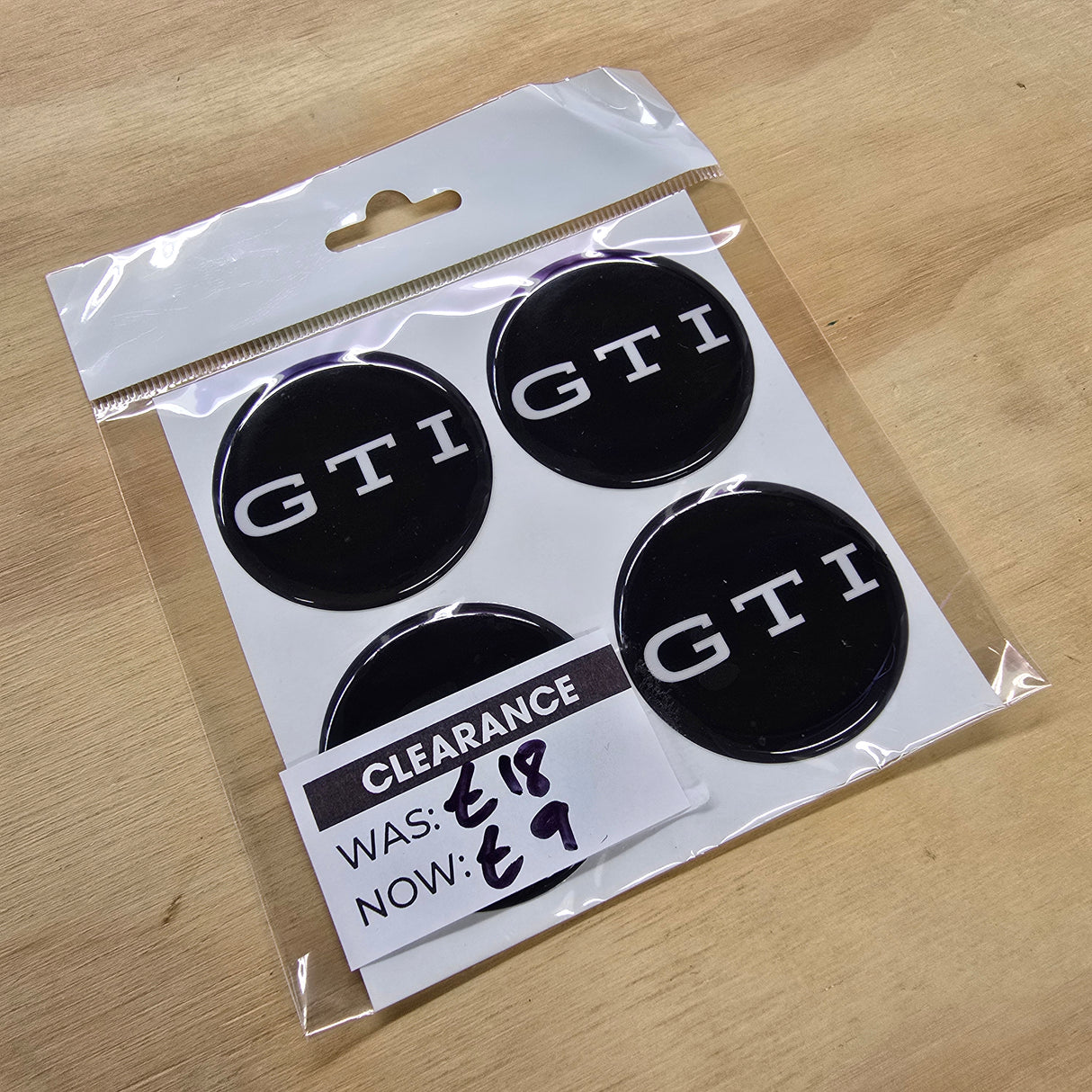 *Clearance* GTI Centre Cap Gels - 54mm - White